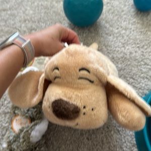 Huggiepup Anxiety plush dog toy with heartbeat